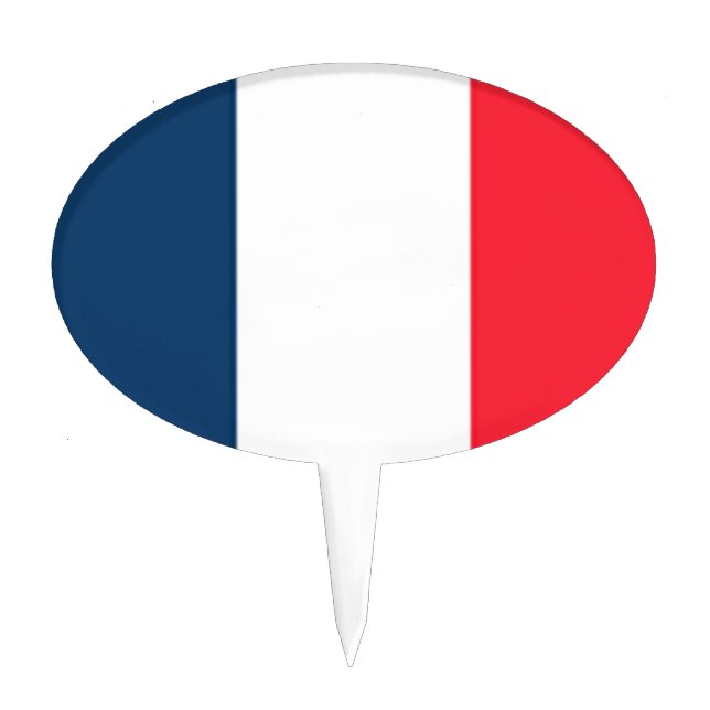French Flag Cake Topper (Front)