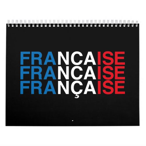 FRENCH Flag Calendar