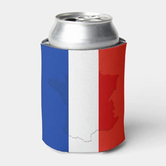 French flag can cooler (Can Front)