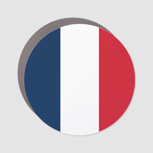 French Flag Car Magnet