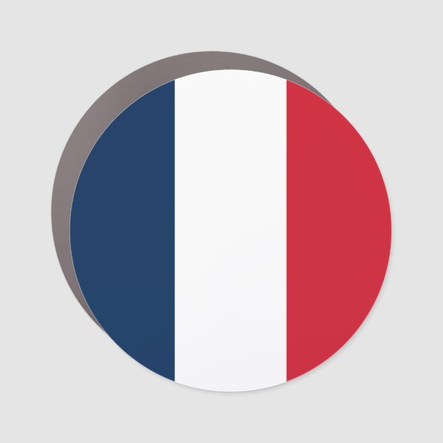 French Flag Car Magnet (Front)