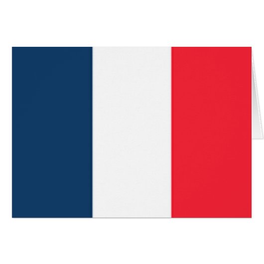 French Flag Cards (Front Horizontal)
