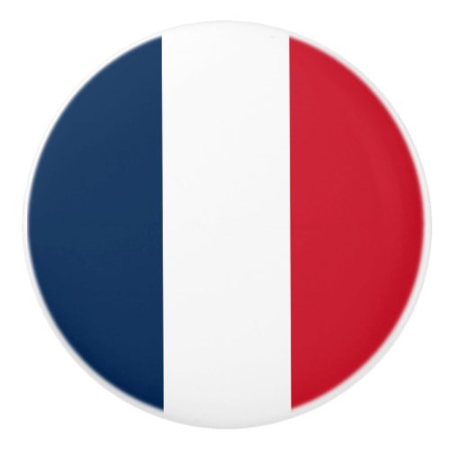 French Flag Ceramic Knob