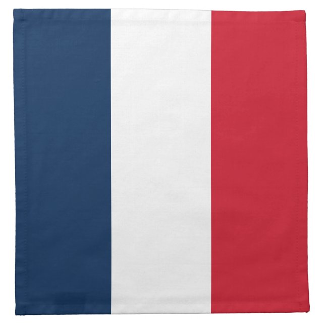 French Flag Cloth Napkin (Front)