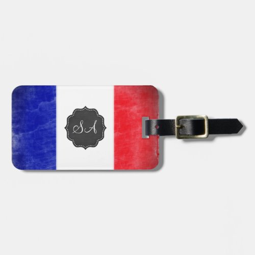 French flag Customizable Travel Luggage Tag