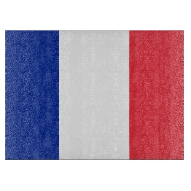 French Flag Cutting Board (Front)