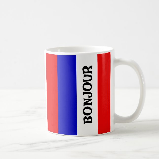 French Flag Design Coffee Mug (Right)