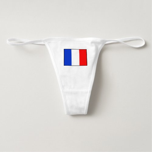 French flag design panties for women