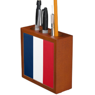 French Flag Desk Organizer