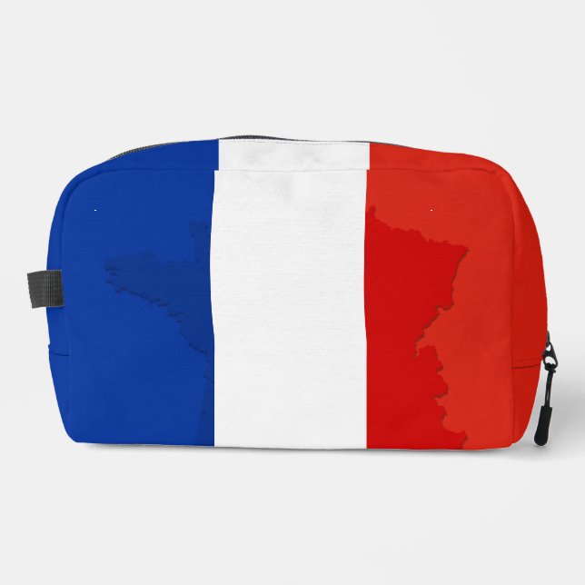 French flag dopp kit (Front)