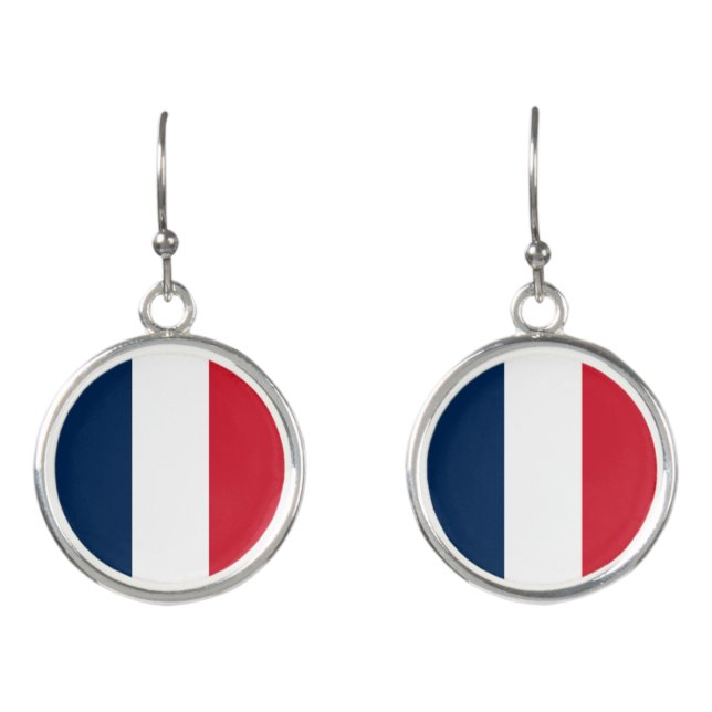 French Flag Earrings (Front)