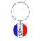 French Flag Eiffel Tower Design Wine Charm