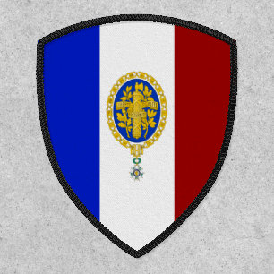 French flag-emblem patch