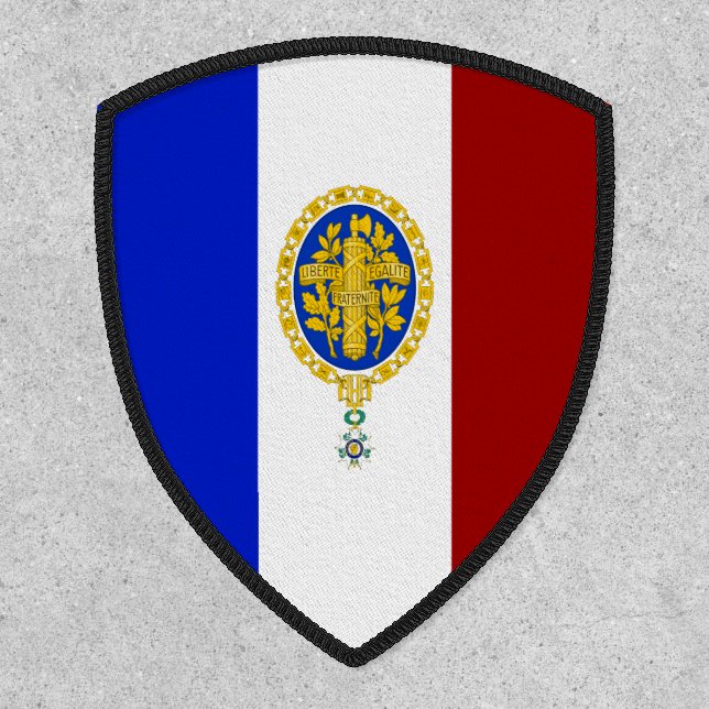 French flag-emblem patch (Front)