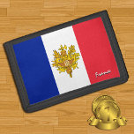 French flag fashion, France patriots / sports Trifold Wallet<br><div class="desc">WALLETS: France & French Flag fashion - love my country,  travel gifts,  grandpa birthday,  national patriots / sports fans</div>