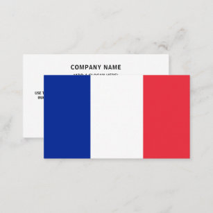 French Flag, Flag of France Business Card