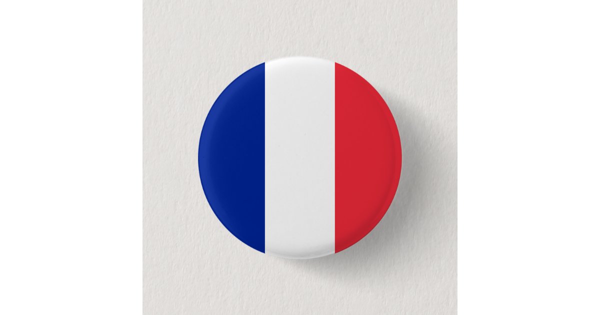 French Flag, Flag of France Button | Zazzle