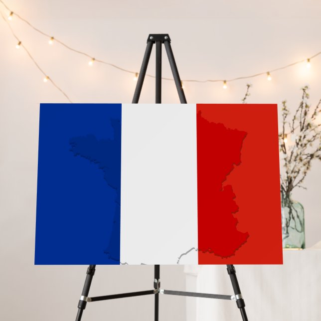 French flag foam board (In Situ (Stand))