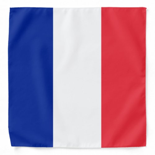 French Flag France Bandana