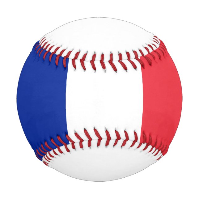 French Flag (France) Baseball (Front)
