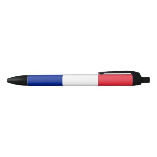 French Flag France Black Ink Pen