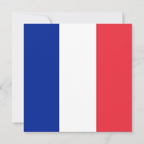 French Flag France Card