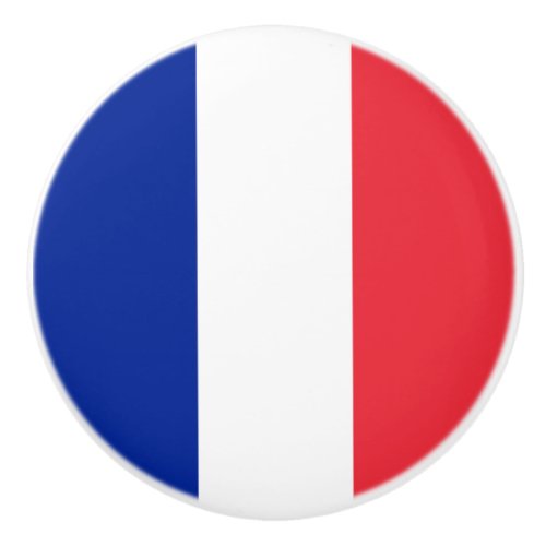 French Flag France Ceramic Knob