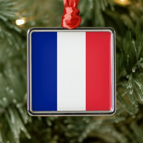 French Flag France Ceramic Ornament