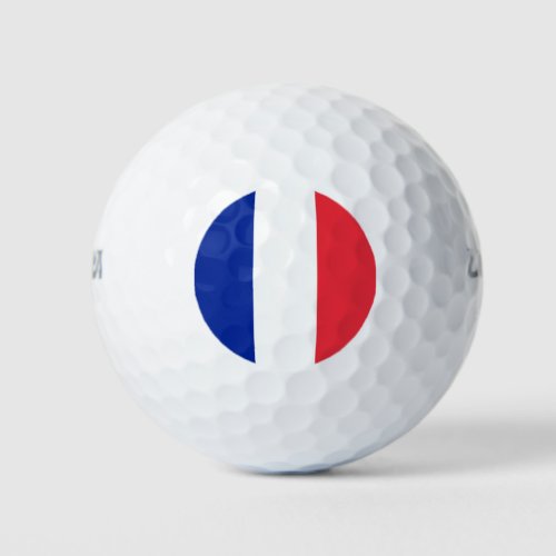 French Flag France Golf Balls