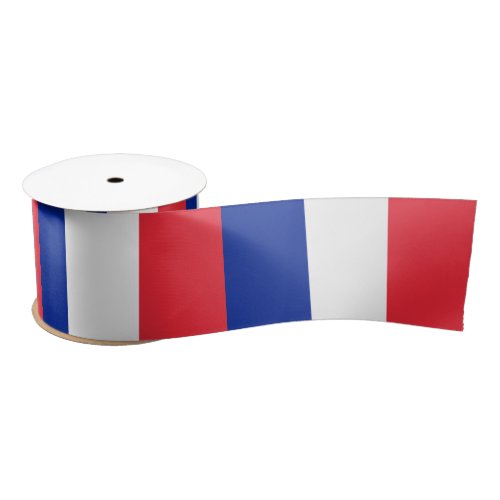 French Flag France Satin Ribbon