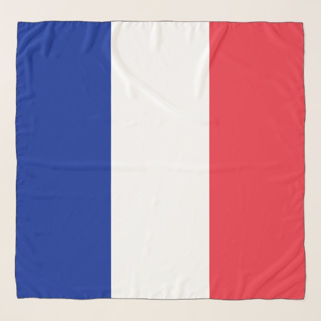 French Flag (France) Scarf (Front)
