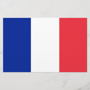 French Flag (France) Stationery
