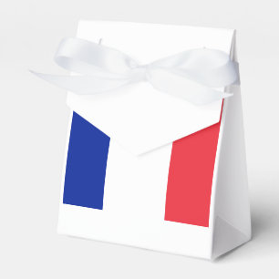 French Flag France Theme Party Favors Box