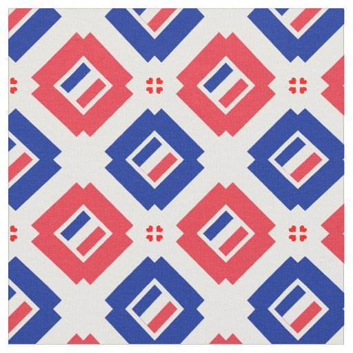French Flag & France Trendy Fabric fashion
