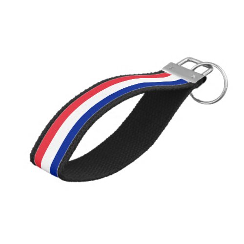 French Flag  France wrist keychain Tricolor