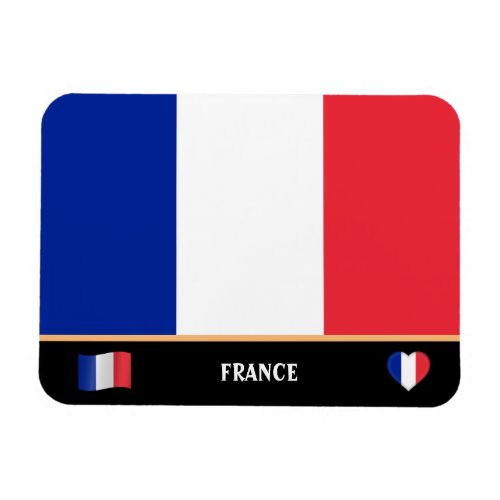 French Flag  French country travel  France Magnet