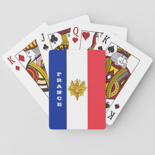 French Flag Games France Playing Cards