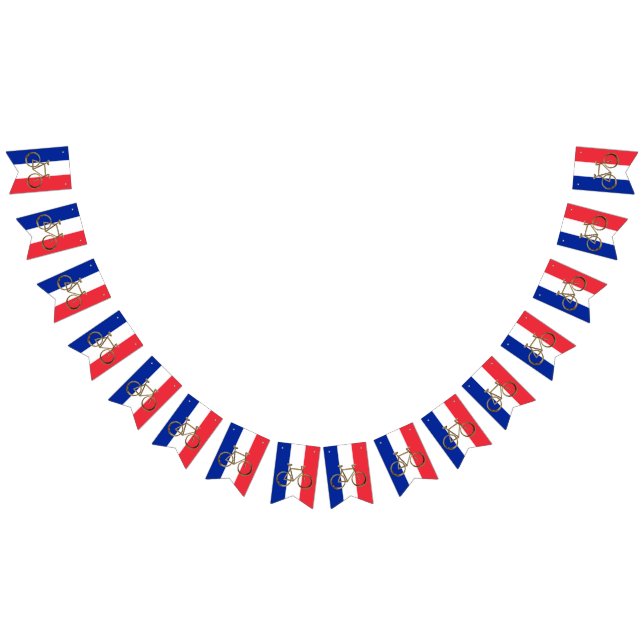 French Flag Golden Bike Bicycles Cycling Cyclist (All)