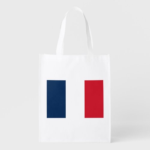 French Flag Grocery Bag