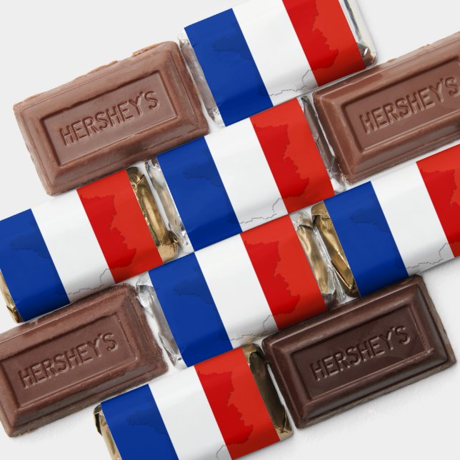 French flag hershey's miniatures (Assorted)