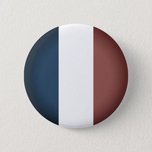 French Flag In Dark Colors Button