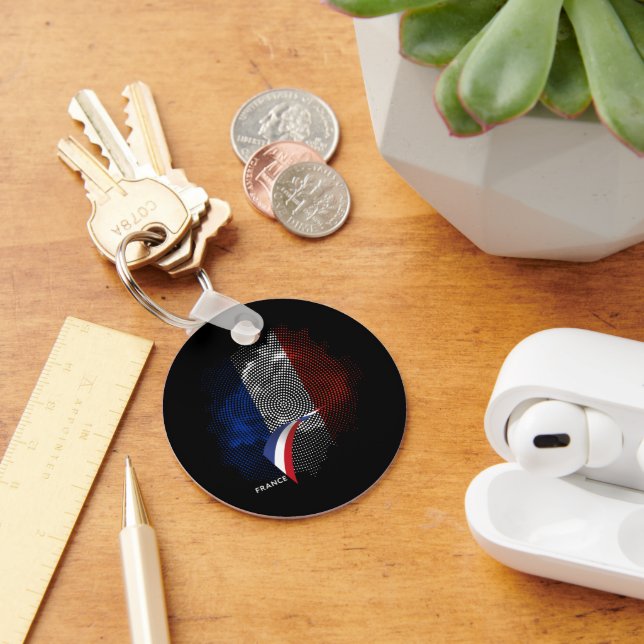 French flag keychain (Desk)