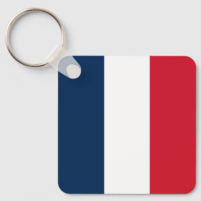 French Flag Keychain (Front)