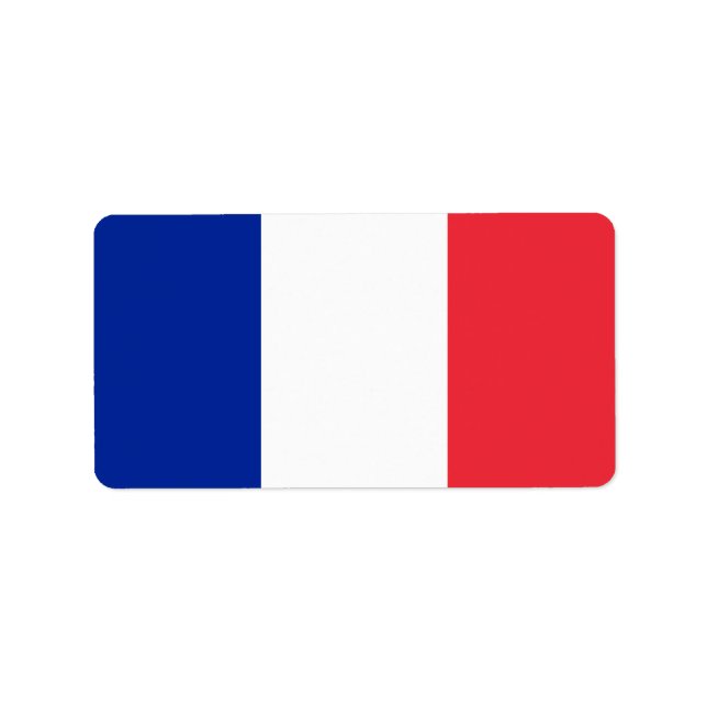 French Flag Label (Front)