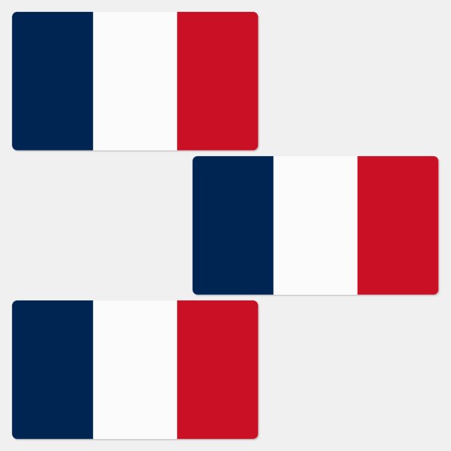 French Flag Labels (Group)