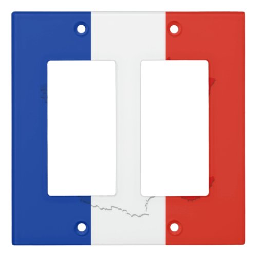 French flag light switch cover