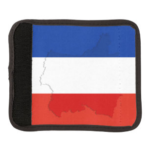 French flag luggage handle wrap