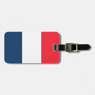 French Flag Luggage Tag