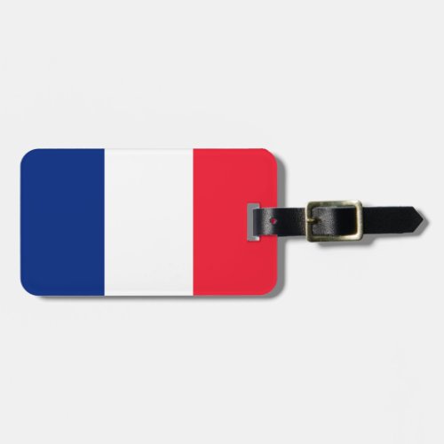 French Flag Luggage Tag