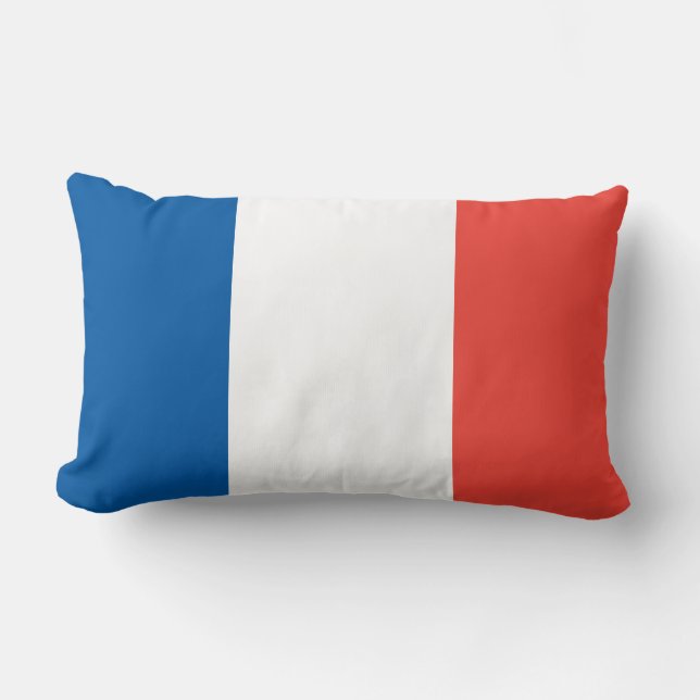 French Flag Lumbar Pillow (Front)